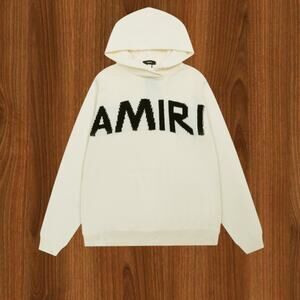 AMIRI Hooded White Sweatshirt